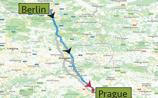 Berlin and Prague by Rail